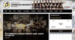 Desktop Screenshot of dominicanlacrosse.com
